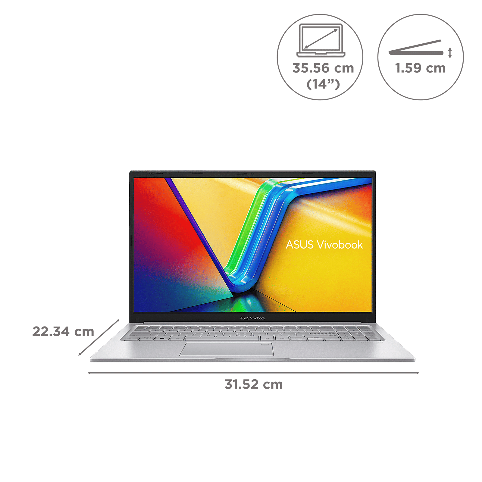 Buy ASUS Vivobook S14 S3407QA-KP020WS Snapdragon X Thin & Light